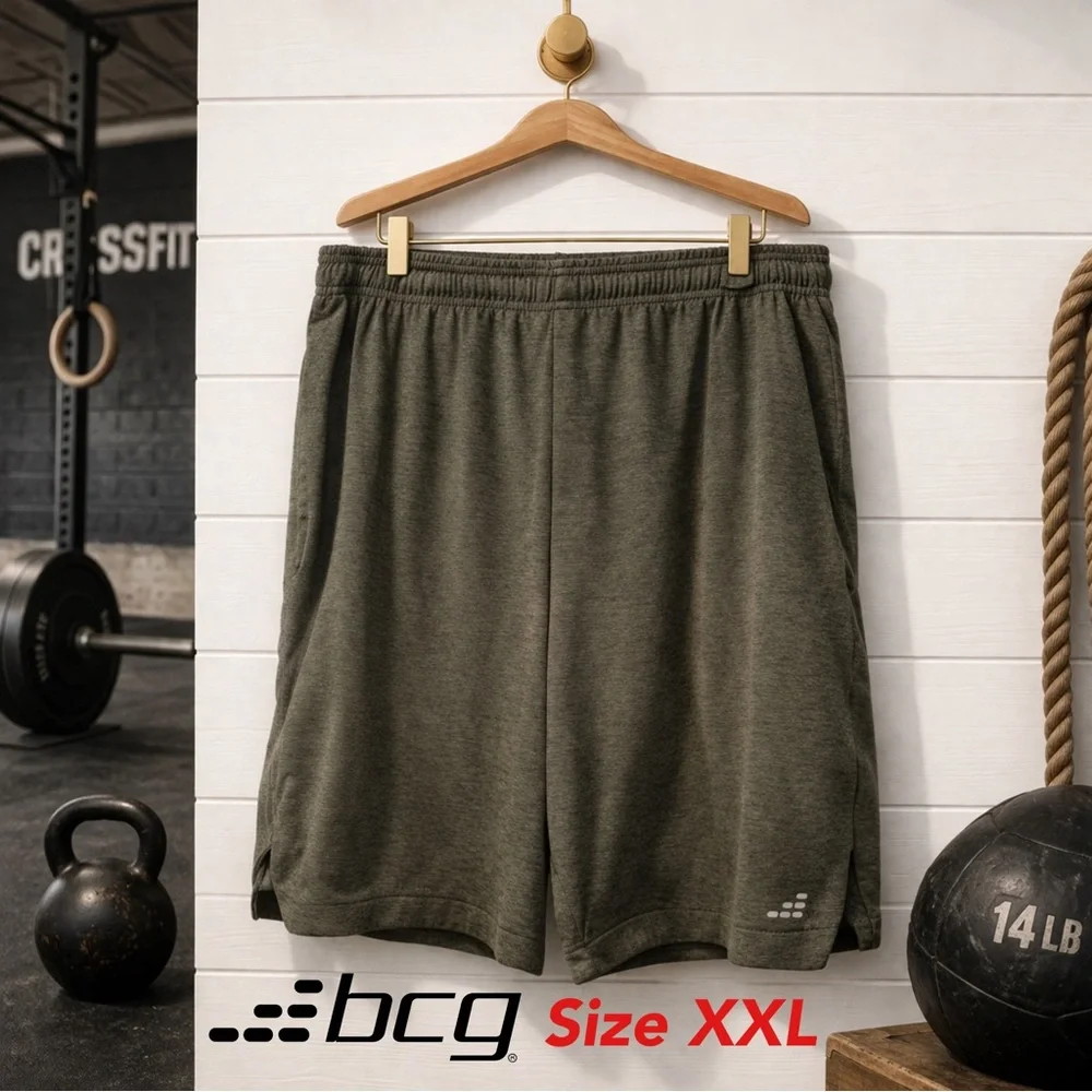 🏋️‍♀️👉Men’s BCG Athletic Shorts-Running Workout CrossFit Basketball-Size XXL